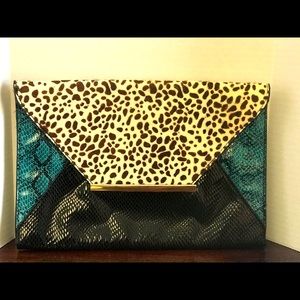 Aldo Animal Print Envelope Bag